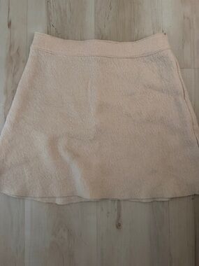 Zara Cream A-Line Mini Skirt